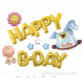 Happy Birthday With Balloons happy birthday with alphabet balloons garland arch kit Manufactory